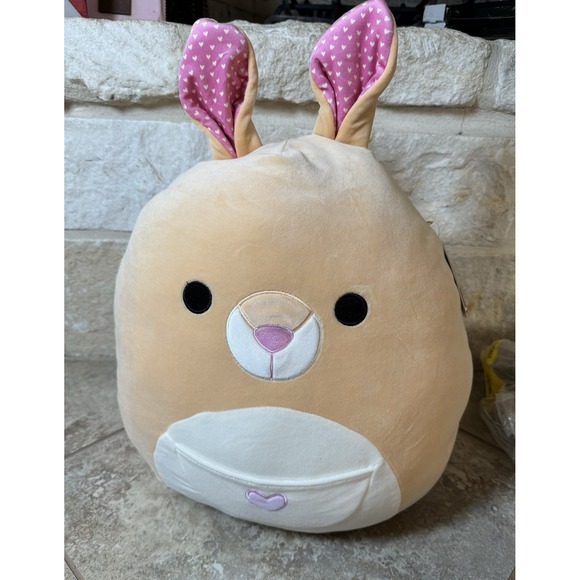 RARE Squishmallow Valentines 2025 Keely the Kangaroo‎ 16 inch NEW with Tags NWT - Picture 2 of 6